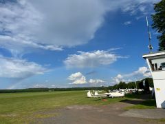 Regenbogen über der Mönchsheide
